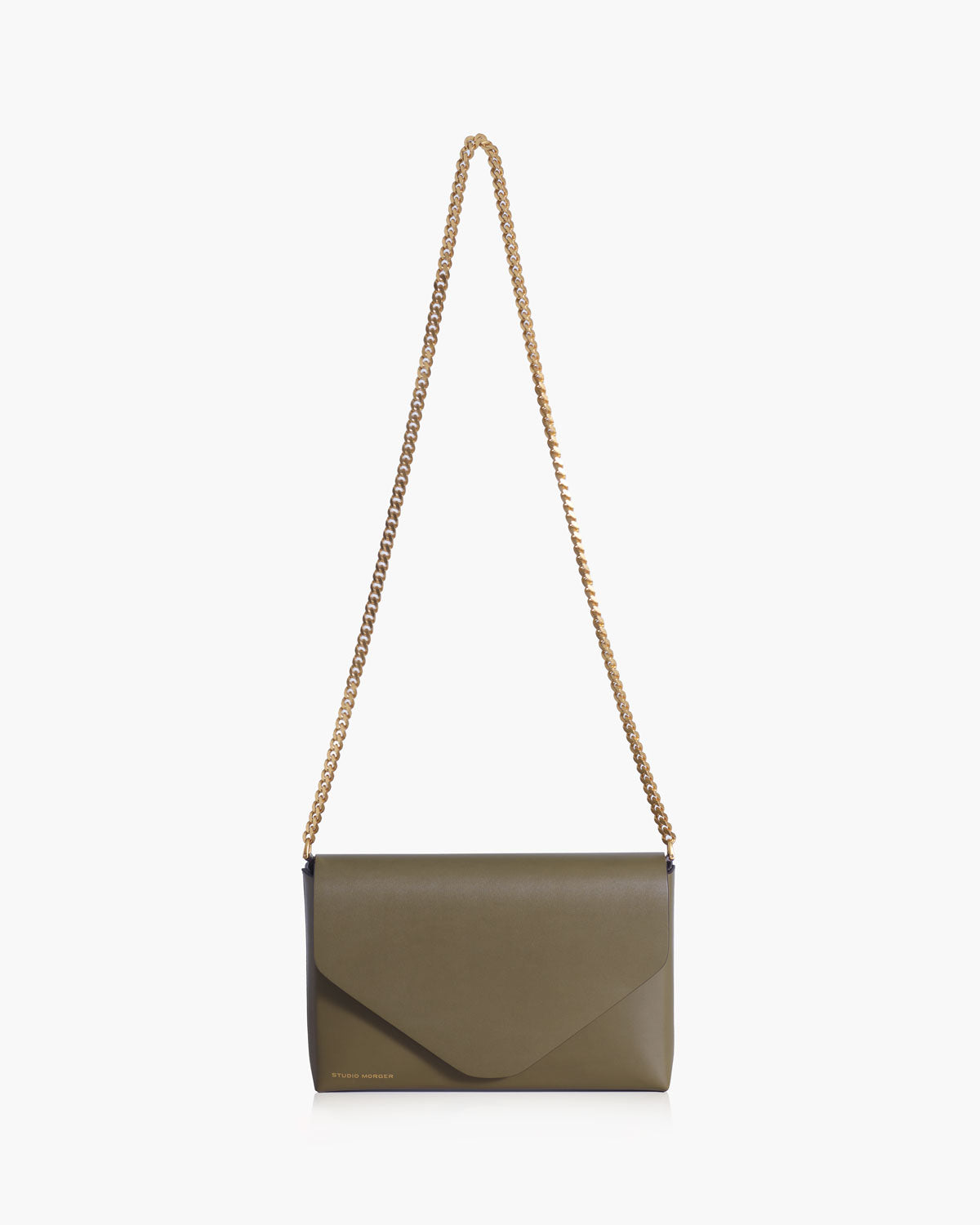 Emma Bag Chain in olive calfskin