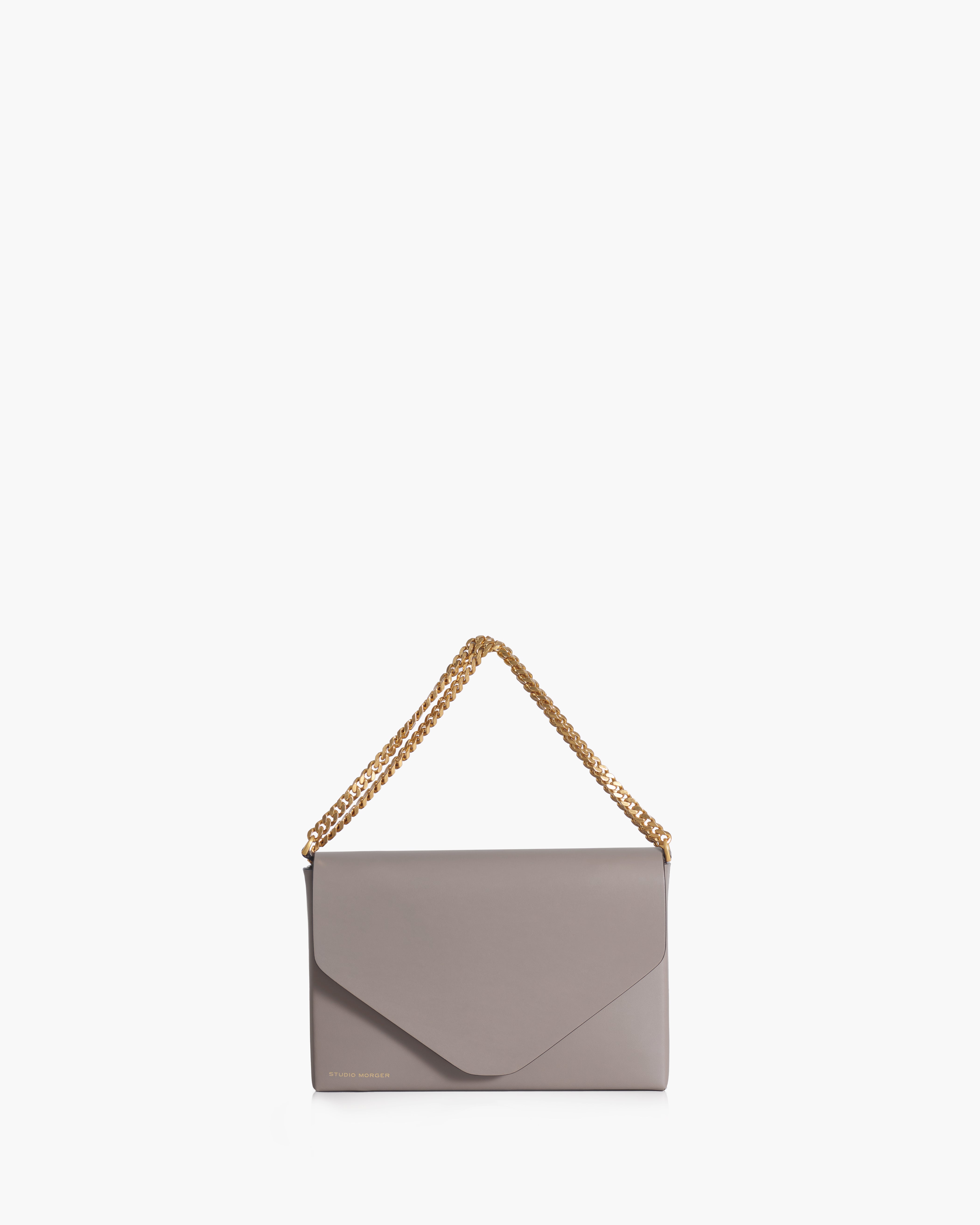 Emma Bag Chain in taupe calfskin